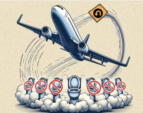 Flight Fiasco: Toilet Malfunction Forces Cancellation of Chicago-India Trip